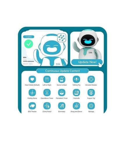 Eilik - Desktop Robot Blue