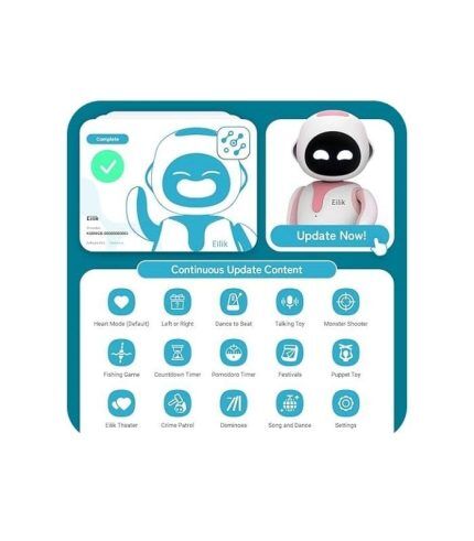 Eilik - Desktop Companion Robot Pink