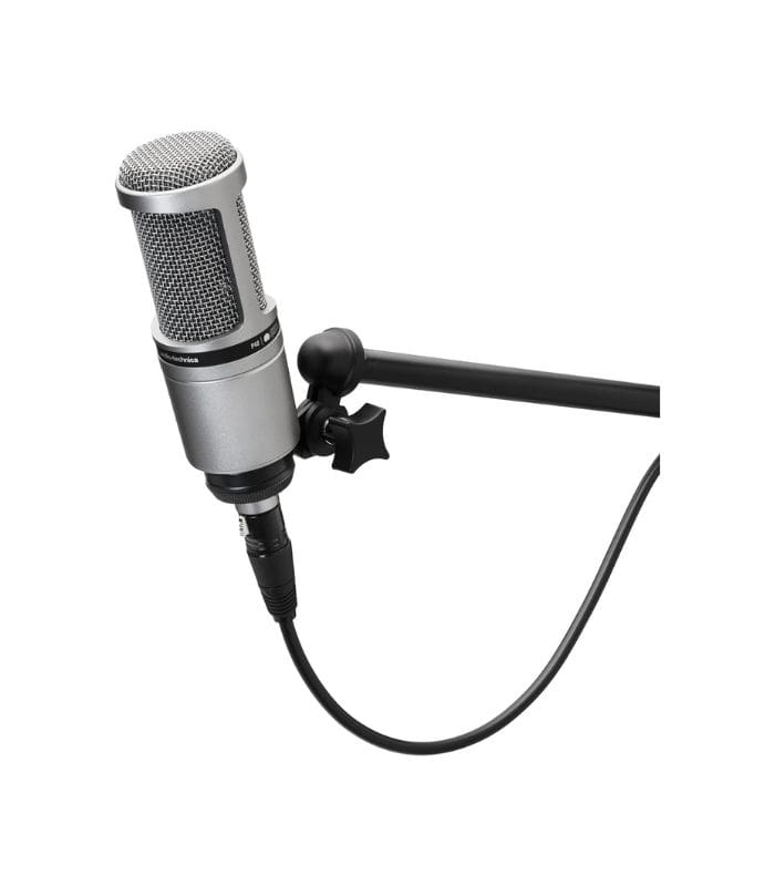 Audio-Technica 2020GM Cardioid Condenser Microphone Silver