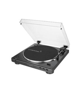 Audio-Technica Audio Technica AT LP60XBT Full Automatic Wireless Belt Drive Turntable, Black