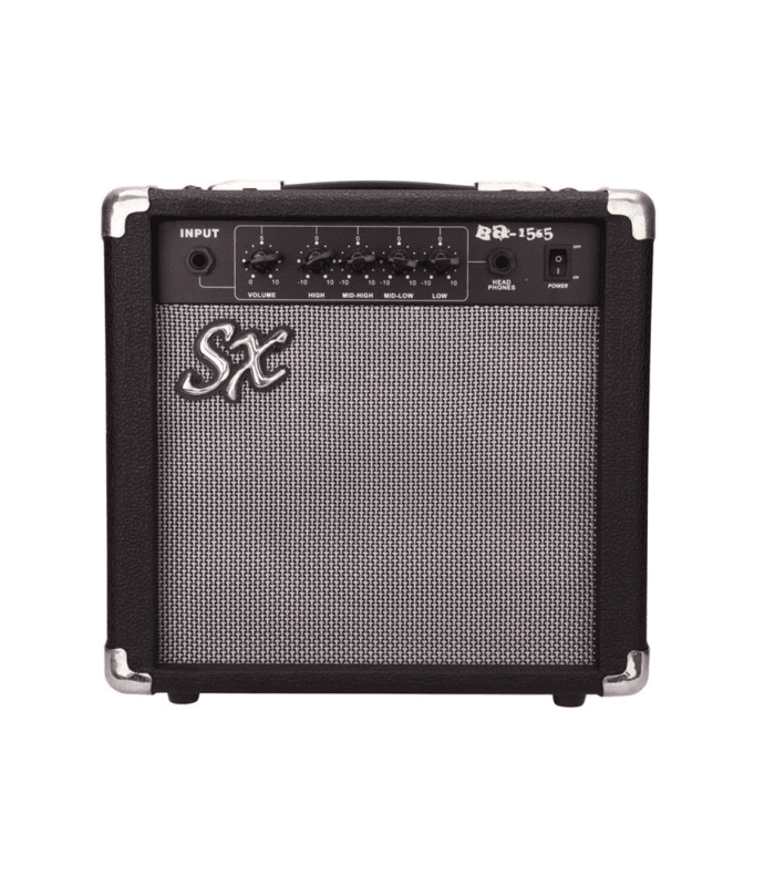 ⁦اس اكس غيتار اس بي ۲-اس كاي-بي كاي غيتار بيس الكهربائي الدقيق - طقم غيتار - أسود⁩ - الصورة ⁦5⁩