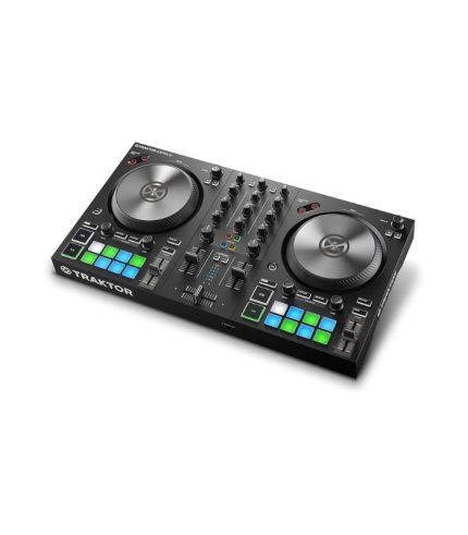 Native Instruments Traktor Kontrol S2 MK3 2-channel DJ Controller Complete 2-deck USB DJ Control Surface, Audio Interface, and Software System for Mac or PC