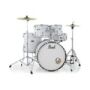 Pearl Roadshow 5-pcs Drum Set 2216B/1008T/1209T/1616F/1455S with Cymbal & Hardware Pure White Finish