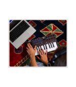 Akai Professional MPK Mini IV USB-C MIDI Keyboard Controller for Beginners and Producers - MPC Drum Pads, 360° Knobs, Pitch & Mod Wheels, Lessons and Music Production Software with 1000+ Sounds,