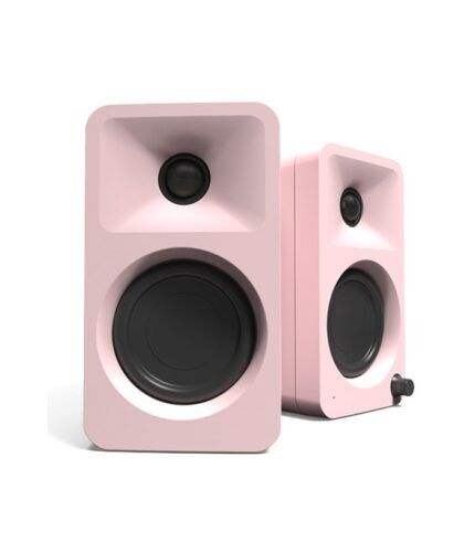 Kanto Audio - ORA 100W Powered Reference Desktop Speakers with USB-C Input and Bluetooth - Pink, Pair