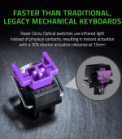 Purple key for clicky mechanical gaming keyboards