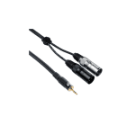 Bespeco - EAYMS2MX500 - 3.5mm-M to 2XLR-M 5m - Audio Cable