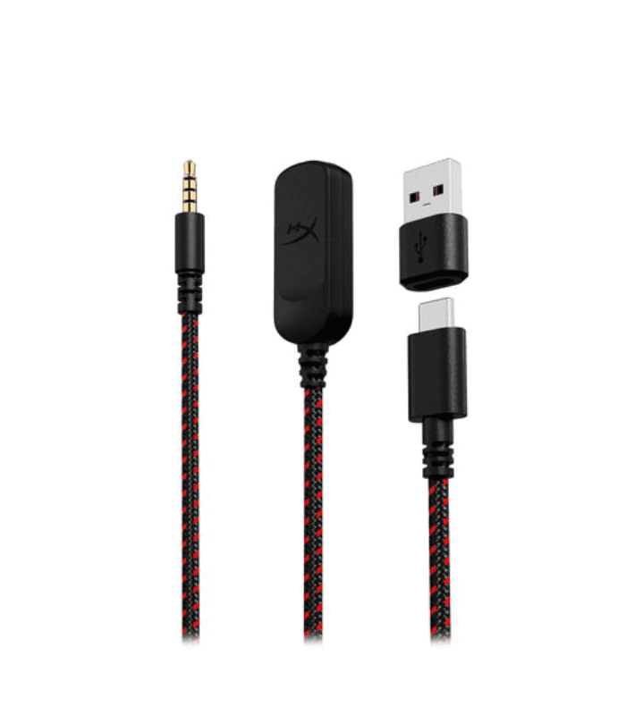 ⁦هايبر أكس كلاود ٣ – سمّاعة رأس للّعب - أسود وأحمر⁩ - الصورة ⁦5⁩