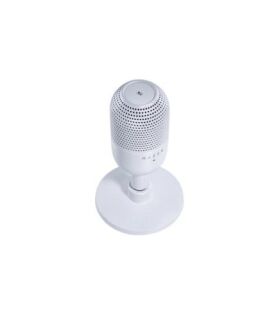Razer Seiren V3 Mini - White Ultra-Compact USB Microphone with Tap-to-Mute