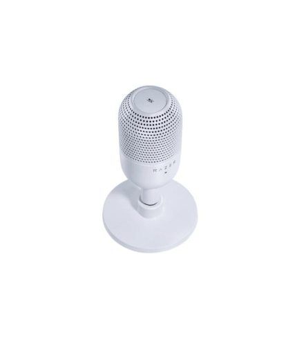 Razer Seiren V3 Mini - White Ultra-Compact USB Microphone with Tap-to-Mute