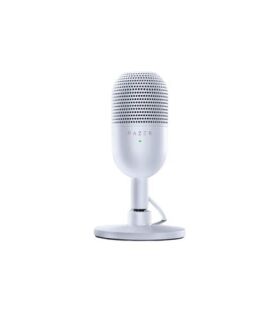 Razer Seiren V3 Mini - White Ultra-Compact USB Microphone with Tap-to-Mute