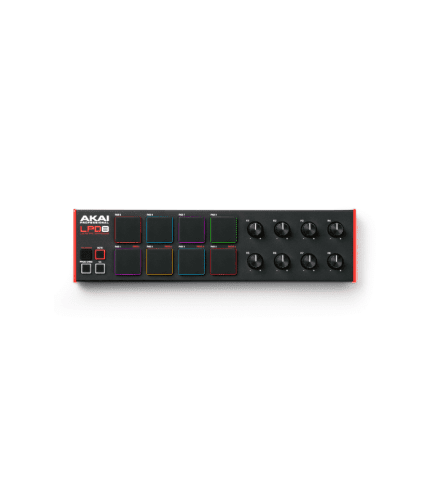 PREMIUM PAD PERFORMANCE Great things come in small packages and the the LPD8 delivers in a big way. The sleek MIDI pad controller features 8 velocity-sensitive RGB pads from the flagship MPC X and is up to any pad performance-based duties for the modern beat-making music producer. Produce beats, trigger one-shot samples and loops, or connect to any general MIDI-based DAW for easy hands-on controlling and creation.
