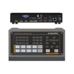 AVMATRIX HVS0401E Micro 4 Channel HDMI DP Video Switcher Mixer 4 Channel Inputs with RTMP Live Streaming and Record