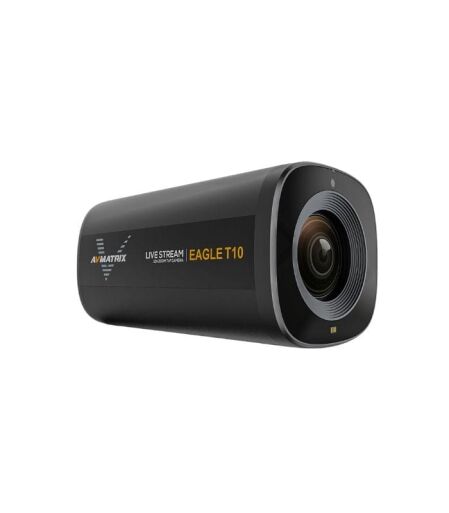AVMATRIX Eagle T10 Livestream Camera, 10X Optical Zoom Wide Angle, ToF Auto Focus Streaming Camera, Full HD 1080P 60fps with USB3.0 and HDMI Out, Work with OBS, Zoom, Teams, YouTube/Twitch/Facebook