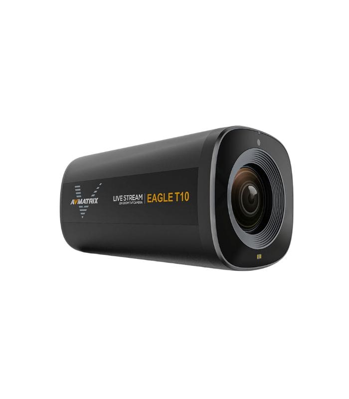 eagleT10-01 AVMATRIX Eagle T10 Livestream Camera, 10X Optical Zoom Wide Angle, ToF Auto Focus Streaming Camera, Full HD 1080P 60fps with USB3.0 and HDMI Out, Work with OBS, Zoom, Teams, YouTube/Twitch/Facebook