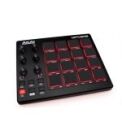 Akai Professional MPD218 UltraPortable USB BusPowered 16Pad USB/MIDI Pad Controller with MPC Pads, 6 Assignable Knobs, Note Repeat & Full Level Buttons, and Production Software Package Included, Black