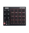 Akai Professional MPD218 UltraPortable USB BusPowered 16Pad USB/MIDI Pad Controller with MPC Pads, 6 Assignable Knobs, Note Repeat & Full Level Buttons, and Production Software Package Included, Black