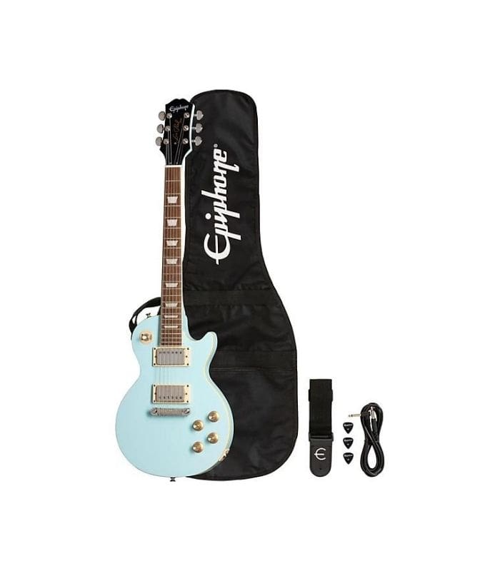 Power Players Les Paul, Ice Blue 01 Power Players Les Paul, Ice Blue