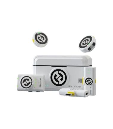 Hollyland Lark M2 Duo Combo Wireless Lavalier Microphone - White