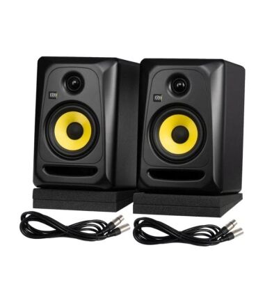 KRK - Classic 5 Powered Studio Monitor Pack - Yaya Station