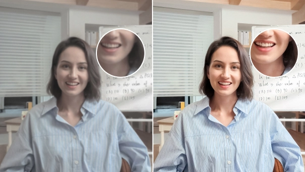 4K Resolution Always look your best with crystal-clear Ultra HD 4K resolution.