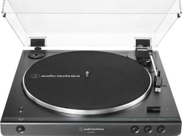 Audio-Technica Audio Technica AT LP60XBT Full Automatic Wireless Belt Drive Turntable, Black