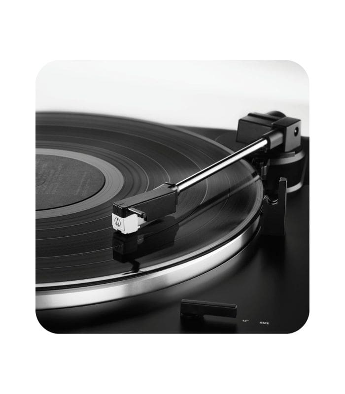 Audio-Technica Audio Technica AT LP60XBT Full Automatic Wireless Belt Drive Turntable, Black