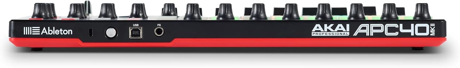 Akai Professional APC40 MKII Pad Controller USB Performance Controller for Ableton Live with 8 Encoders, 9 Faders, 1 Crossfader, and Clip-launch Matrix