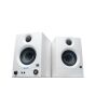 PreSonus Eris 3.5 2nd Gen HD Professional Studio Monitors with 3.5" Woven Composite Woofer, 1" Silk-Dome Tweeter, 50W Class AB Power and Tuning Controls (Auxillary) - Pair (White)