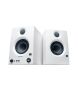 PreSonus Eris 3.5 BT 2nd Gen HD Professional Studio Monitors with 3.5" Woven Composite Woofer, 1" Silk-Dome Tweeter, 50W Class AB Power and Tuning Controls (Auxillary) - Pair (White)