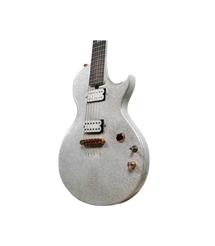 Enya Nova Go Sonic Smart Electric Guitar - Blink Silver - Image 4