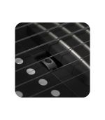 Enya Nova Go Sonic Electric Guitar - Black Carbon Fiber Smart Electric Guitar with 10W Wireless Speaker, Integrated Presets, Charging Cable, Adjuster Key and Gigbag