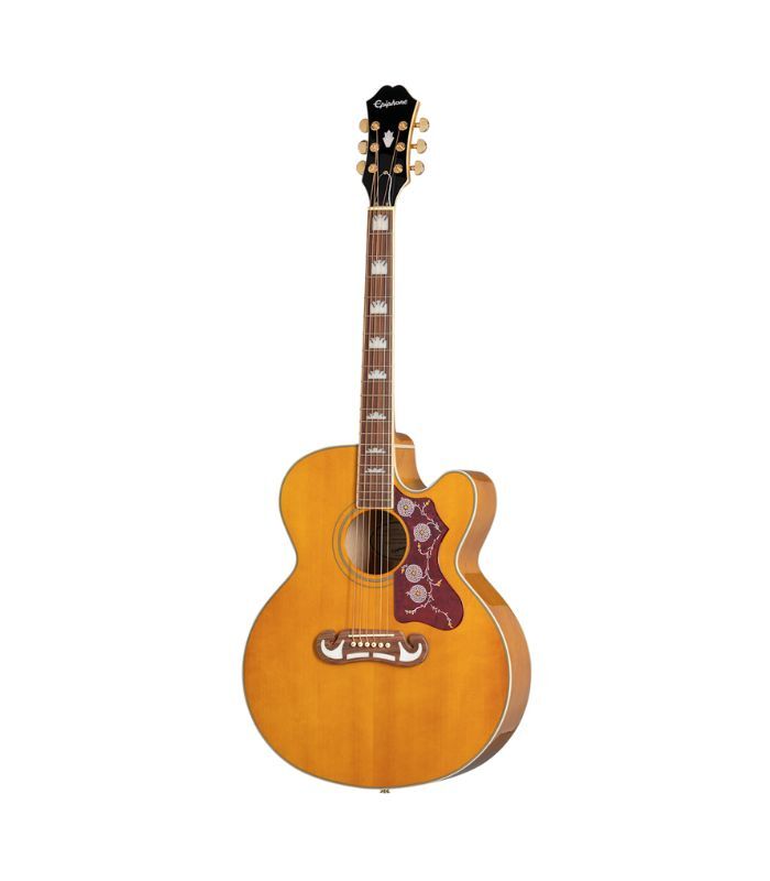 EEJ2VNGH1 Epiphone - EEJ2VNGH1 J-200 EC Studio Guitar - Vintage Natural - Image 1
