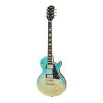 Epiphone - EILMFCBFNH1 Les Paul Modern Figured Guitar - Caribbean Blue Fade