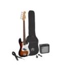 SX Guitar SB2-SK-3TS Precision Electric Bass Package Guitar - Sunburst