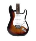 SX Guitar SE1-SK-3TS Stratocaster Electric Package Guitar - Sunburst - Image 2
