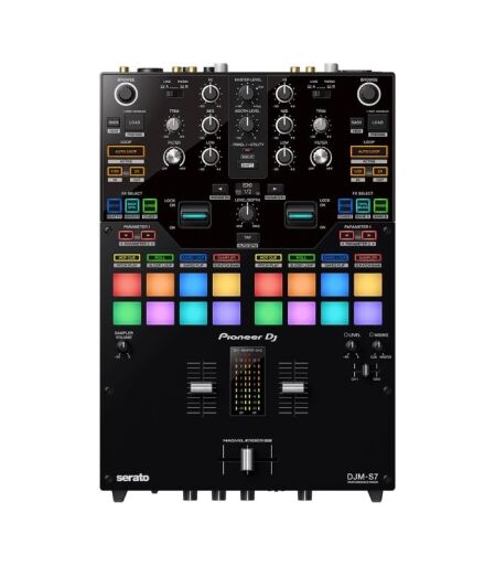 djm-s7-01 DJM-S7 Scratch-style 2-channel performance DJ mixer (Black)