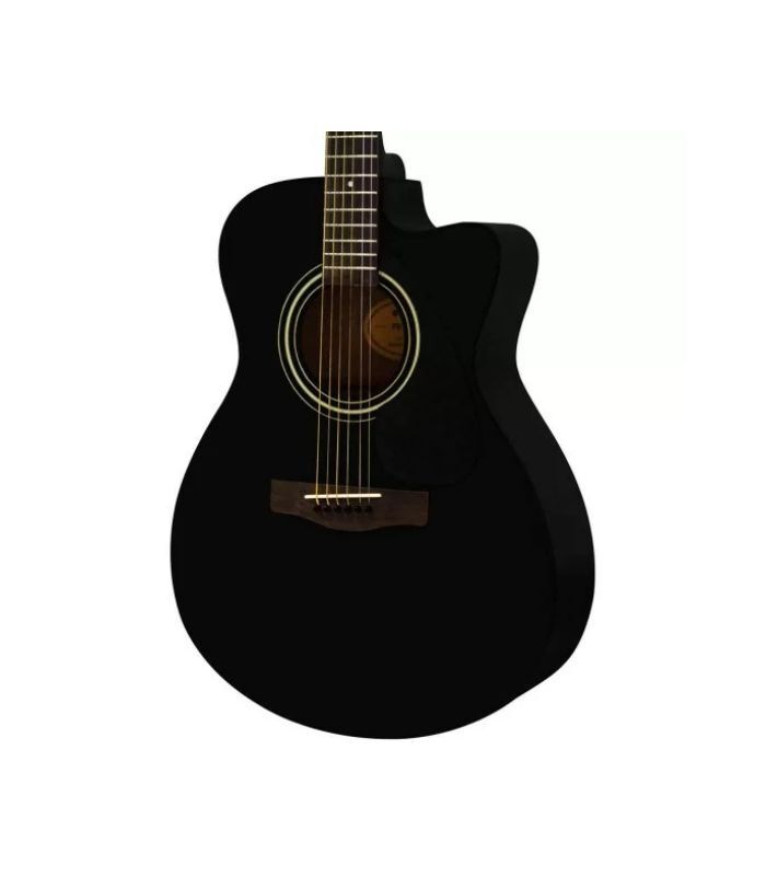 Yamaha-FS100C Acoustic Guitar - Black - Image 4