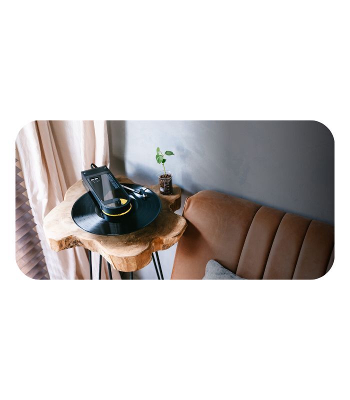 Sound Burger - Portable Bluetooth Turntable AT-SB727 black