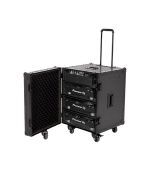 ⁦يو دي جي ألتيميت فلايت كيس لـ ٤ أجهزة سي دي جيه/خلاط أسود بلس⁩ - الصورة ⁦2⁩