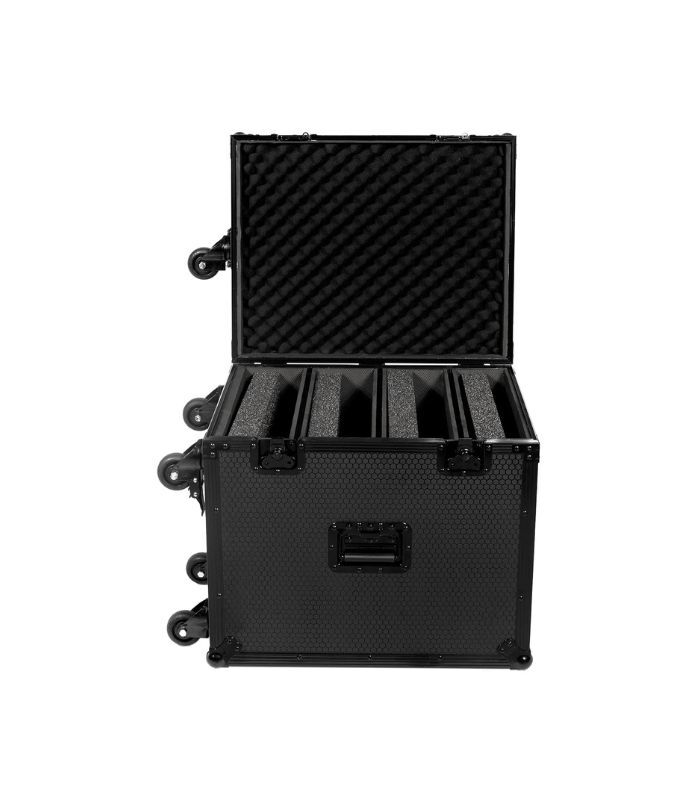 ⁦يو دي جي ألتيميت فلايت كيس لـ ٤ أجهزة سي دي جيه/خلاط أسود بلس⁩ - الصورة ⁦4⁩