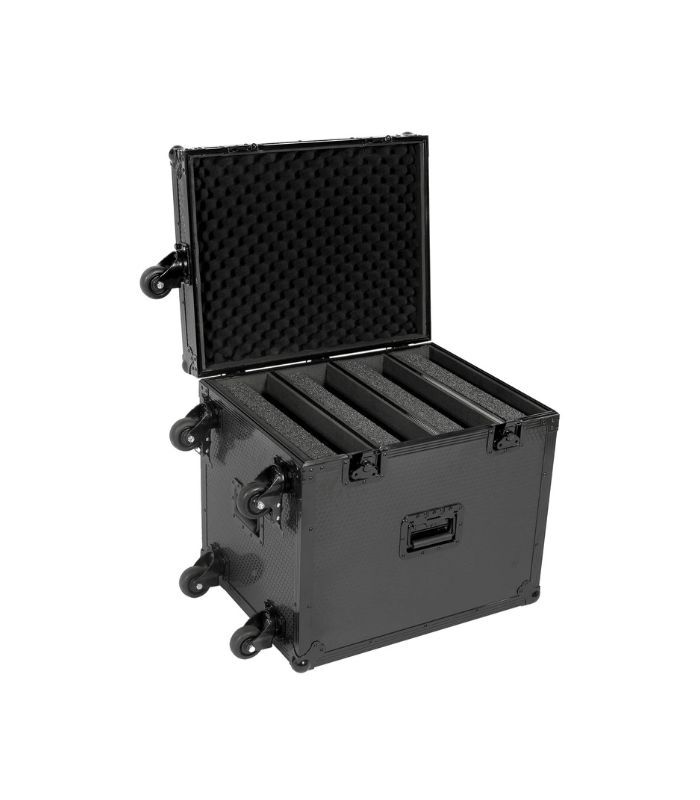 ⁦يو دي جي ألتيميت فلايت كيس لـ ٤ أجهزة سي دي جيه/خلاط أسود بلس⁩ - الصورة ⁦8⁩