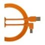 UDG - U95004OR UDG Ultimate Audio Cable USB 2.0 A-B Orange Angled 1m