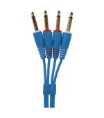 UDG - U97002LB UDG Ultimate Audio Cable Set 1/4" Jack - 1/4" Jack Blue 1.5m - Image 2