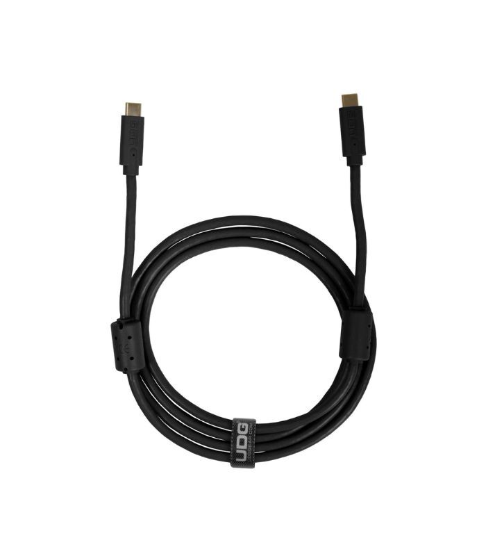 UDG - U99001BL UDG Ultimate Audio Cable USB 3.2 C-C Straight 1.5m - Black - Image 1