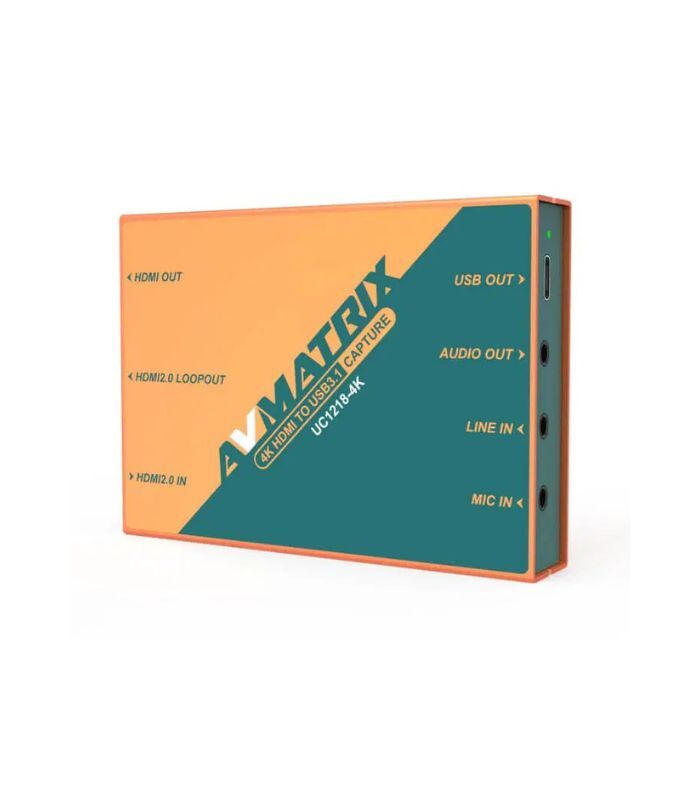 AVMATRIX - UC1218-4K 4K HDMI to USB-C 3.1 Video Capture Device - Image 2
