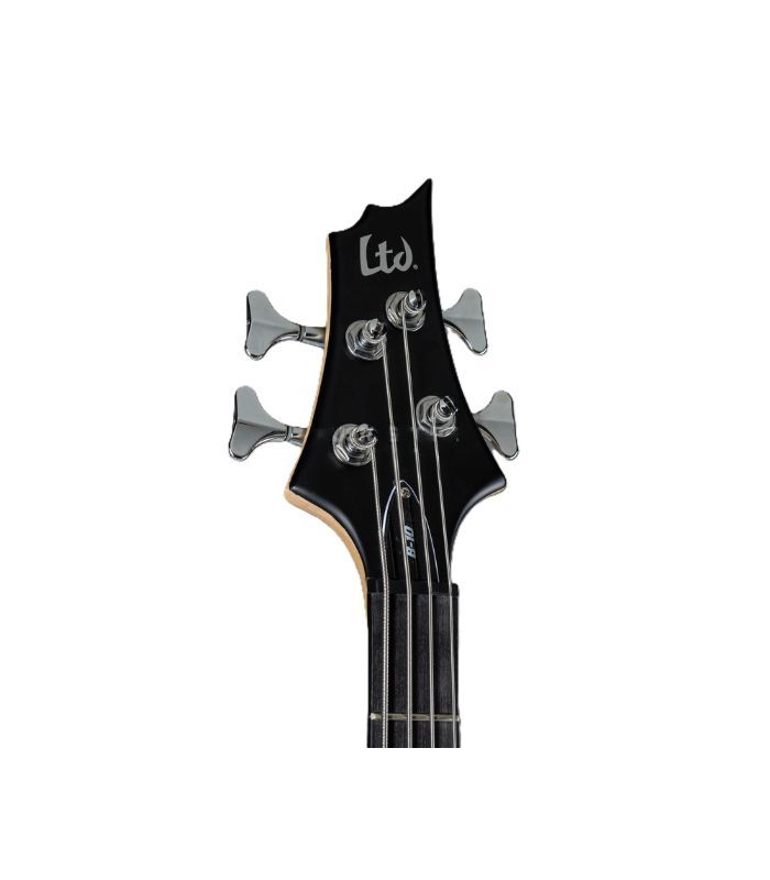 ESP - LTD B-10 Series 4-String Electric Bass, Black Satin Finish, ESP Gig Bag Included - Image 4