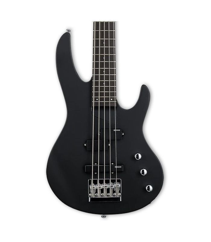 ESP - LTD B15KIT 5-String Bass Guitar Black Finish Includes ESP Gig Bag - Image 2