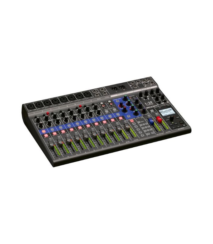 Zoom L-12 LiveTrak Digital Mixer Recorder - 12 Channels- 2 Years Warranty - Image 1