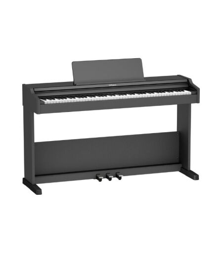 RP107 بيانو رولاند آر بي-١٠٧ بي كيه الرقمي، باللون الأسود - الصورة 1